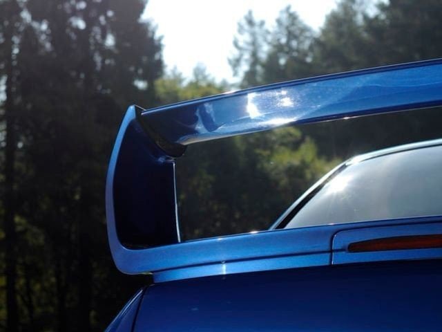 The iconic , love-or-hate-it Subaru Rally wing. But which Scooby is this one from?