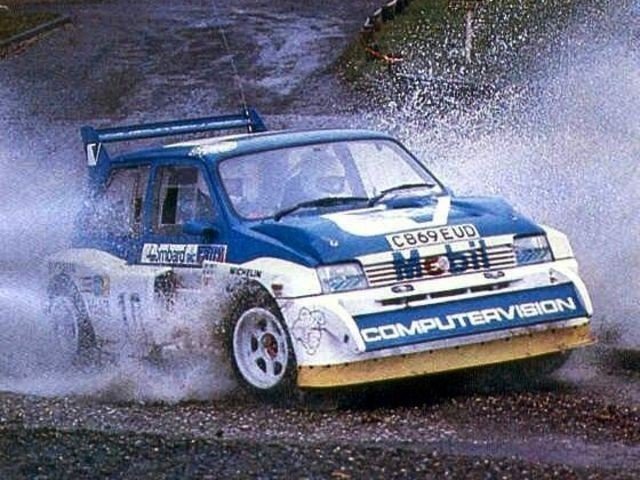 Which other car featured the V6 used in the MG Metro 6R4?