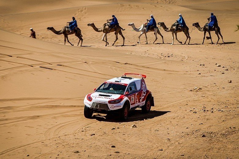 The Dakar Rally currently ends in what Continent?
