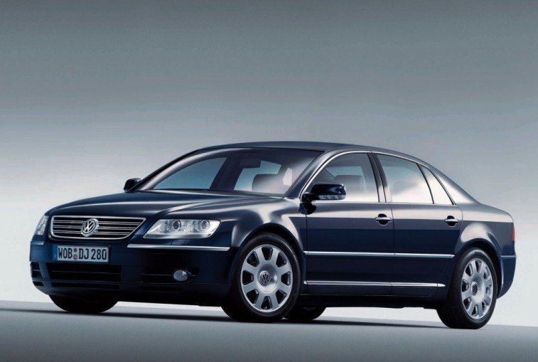 And what engine did Volkswagen's massive US flop, the Phaeton, have shoved underneath the bonnet of its highest trim level?