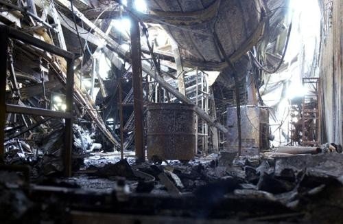 The Main Factory Was Gutted in a Fire in 2002