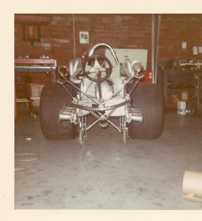 Wheel chair they made for him after the crash