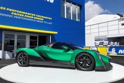 DENDROBIUM D-1 STUNS AS FIRST ELECTRIC HYPERCAR TO BE SHOWN AT THE LE MANS 24 HOURS WITH MICHELIN