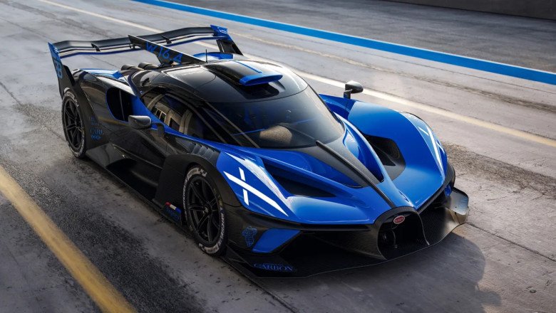 Bugatti Bolide worth €4m takes to the circuit in preparation for 2024 deliveries
