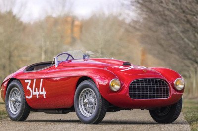 Sotheby's: With overall victories at Le Mans and the Mille Miglia, this 166 MM Touring Barchetta is what put Ferrari on the map.