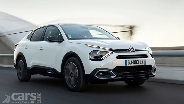 Citroen C4 X sees the electric Citroen e-C4 X move to the dark side with ICE options