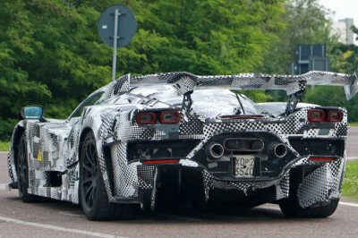 Ferrari F250: next Ferrari hypercar spied winging it