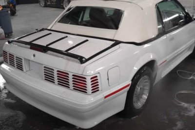 See Abandoned Fox Body Ford Mustang Come To Life With Extreme Wash And Wax