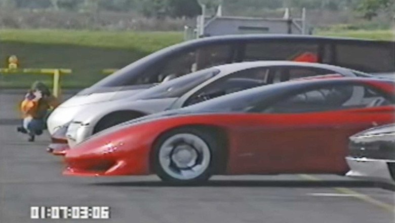 Video Shows Rare Radwood-Era GM Concept Cars Used In Demolition Man Movie