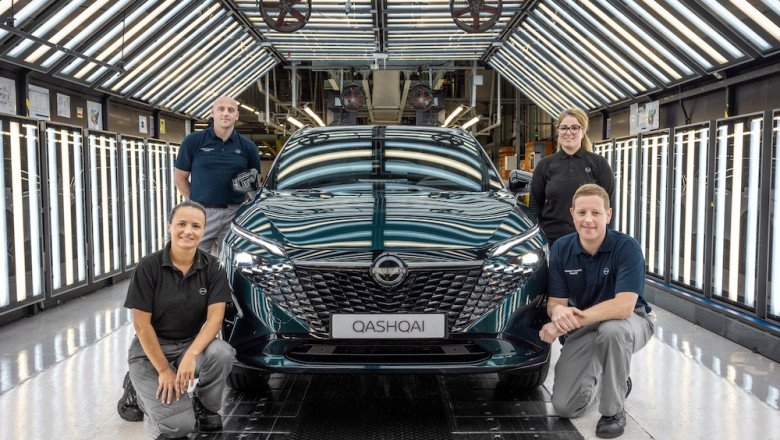 Nissan Rolls Out Revamped Qashqai at UK Plant