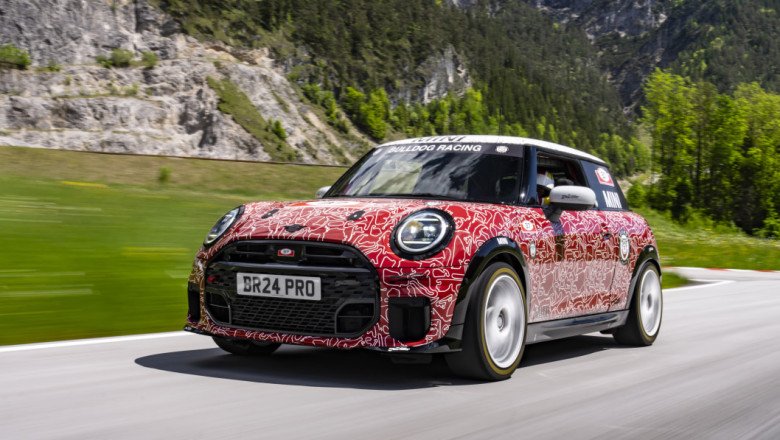 Mini John Cooper Works previewed in camo keeping gas performance alive