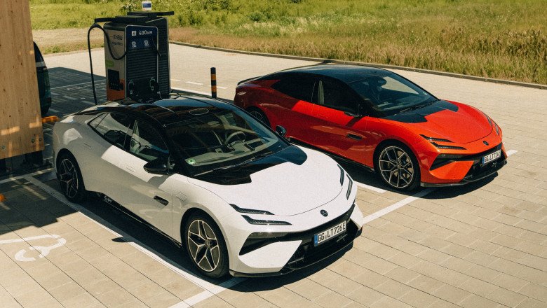 Lotus Emeya electric sedan charges from 10-80% in 14 minutes