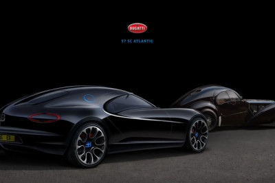 Bugatti reveals unseen design studies including Atlantic 2-door coupe