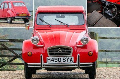 Citroen 2CV with just 550 miles on the clock and 'remarkable love story' heads to auction with £20k estimate