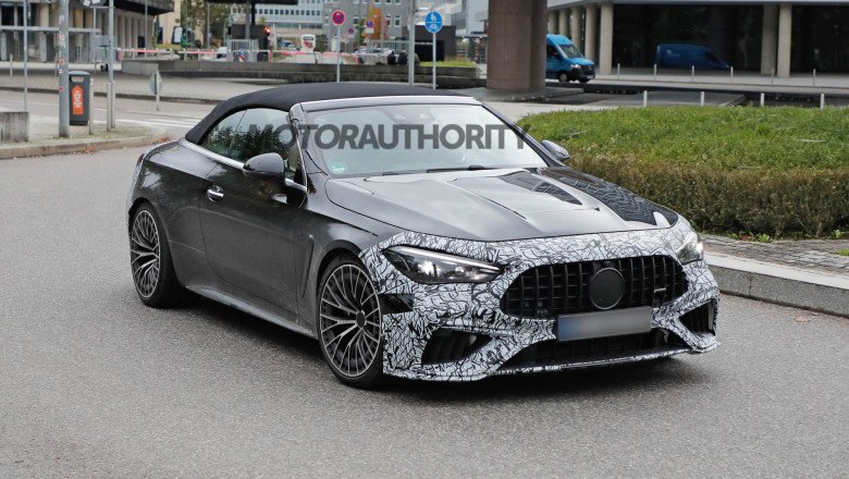 2025 Mercedes-Benz AMG CLE 63 S E Performance Cabrio spied