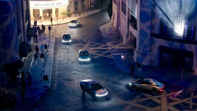 $30,000 Tesla Cybercab due “before 2027,” Robovan concept seats 20