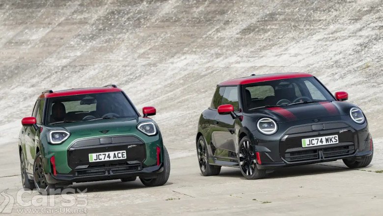 Electric MINI Cooper and MINI Aceman John Cooper Works models arrive as the first JCW EVs