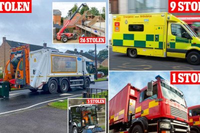 Nine ambulances and four bin lorries among 106k vehicles stolen last year - which other obscure motors were pinched?