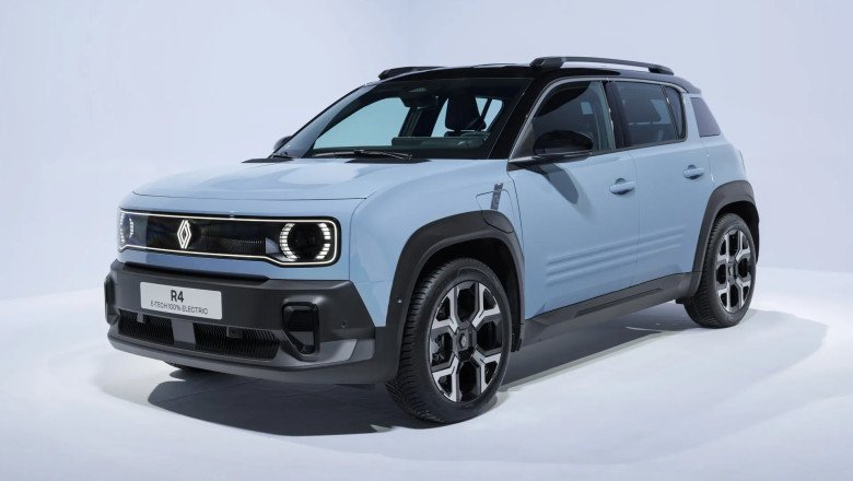 Modern Renault 4 debuts at 2024 Paris auto show