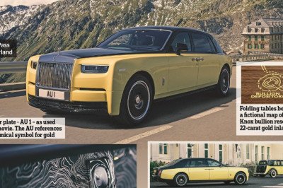 One-off £4.5m Rolls-Royce Phantom Goldfinger created for film's 60th anniversary