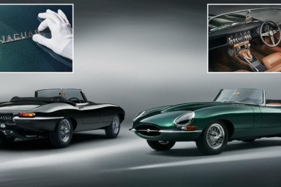 The E-Type is back... sort of: Jaguar has built two NEW examples some 50 years after production of the icon ended