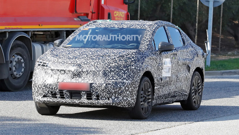 2026 Nissan Leaf spied with crossover body