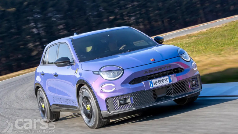 Abarth 600e – Abarth’s sporty take on the Fiat 600e – ARRIVES with up to 278bhp