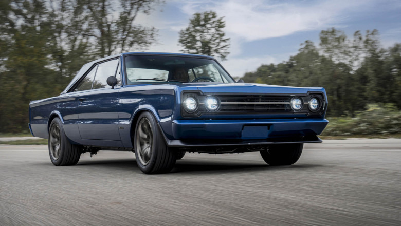 SEMA-bound Plymouth GTX Electromod teases EV conversion potential