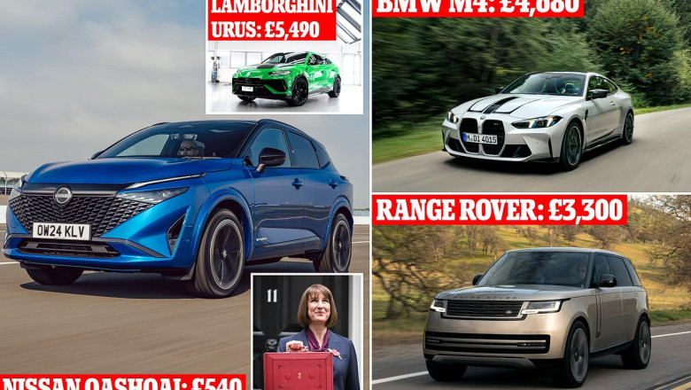 Chancellor's stealth tax on new petrol and diesel cars: First-year VED rates to DOUBLE next year to as much as £5,490