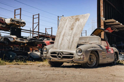 Rudi Klein junkyard collection sells with Mercedes SL Alloy Gullwing fetching $9M