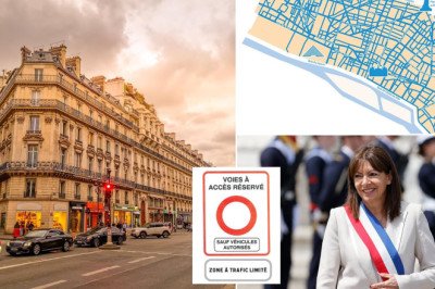 Motorists banned from driving through central Paris - its Limited Traffic Zone explained
