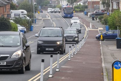 We've been blocked from getting onto our own driveways by the council's new cycling safety 'wands' - and they've only made things more dangerous for everyone