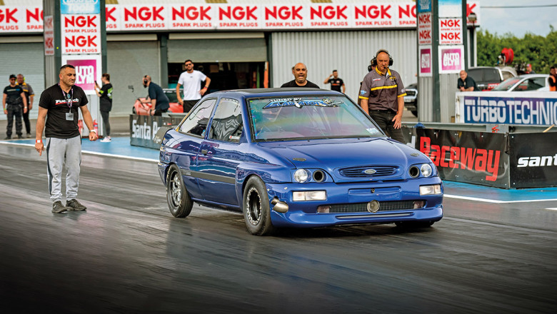 800bhp Ford Escort Drag Car