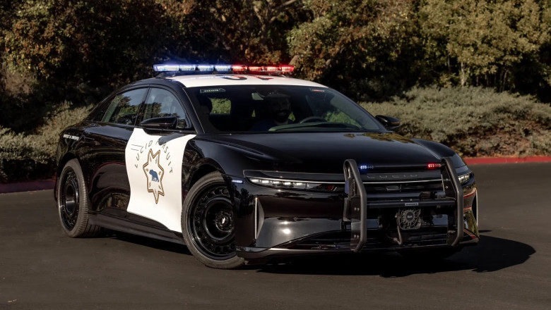 Lucid Air could become world's quickest police car