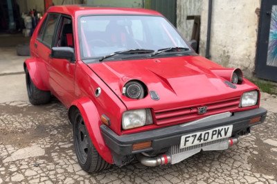 A Subaru Justy With A Twin-Turbo Toyota V8 Is The Perfect Car