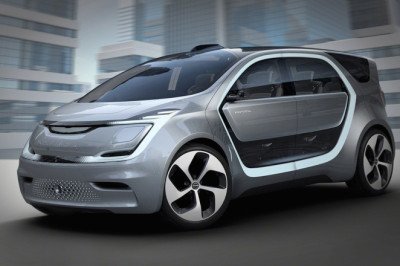 Electric Chrysler Pacifica minivan plays with flexible interior