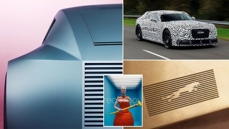 Jaguar is not looking back on its radical rebrand... quite literally: British car maker teases concept EV with NO REAR WINDOW