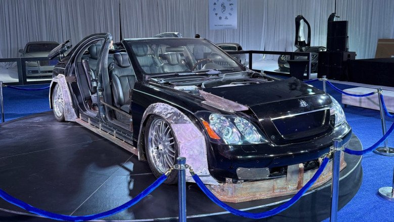 Go To The LA Auto Show Just To See The Chopped-Up Maybach From Kanye And Jay-Z's 'Otis' Video