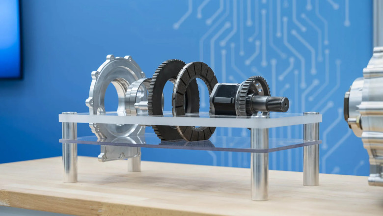 Mercedes In-Drive considers moving brakes into an EV's electric motor