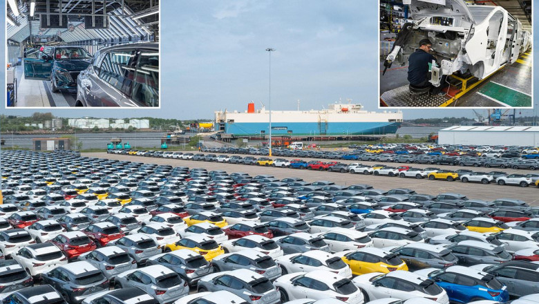 Car production falls for eighth month in a row as factory closures and job losses loom over UK automotive industry