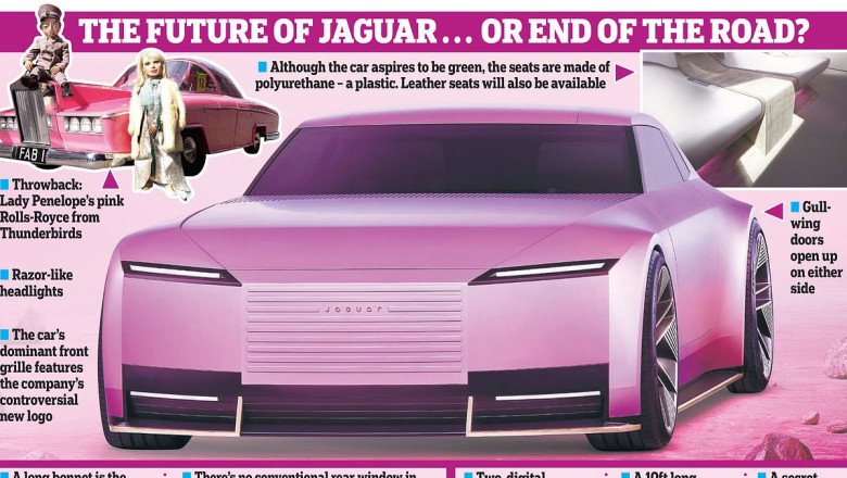 Jaguar's new EV officially revealed: Type 00 comes in Miami Pink or London Blue - would YOU snap one up?