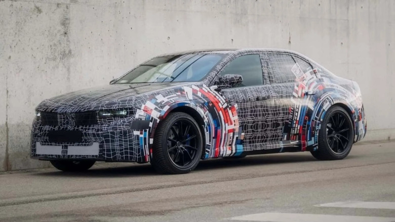 Electric BMW M3 teased, likely has 4-motor powertrain