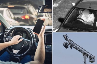 Number of drivers caught using mobile phones behind the wheel up a THIRD as AI camera rollout ramps up