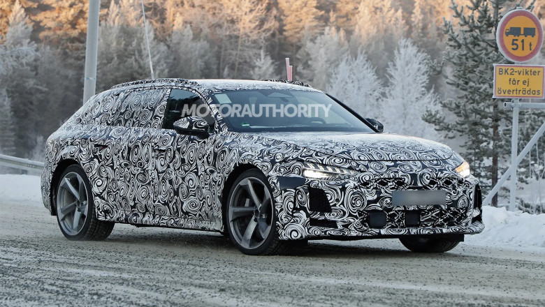 2026 Audi RS 7 Avant spied winter testing