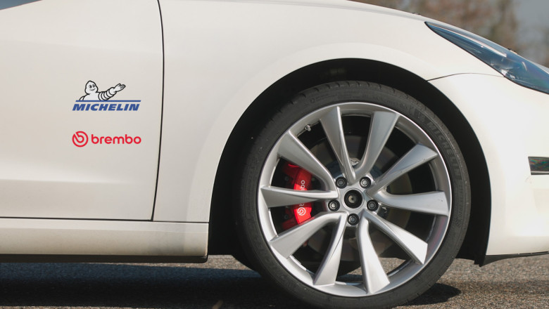 Michelin and Brembo are reducing braking distances with AI