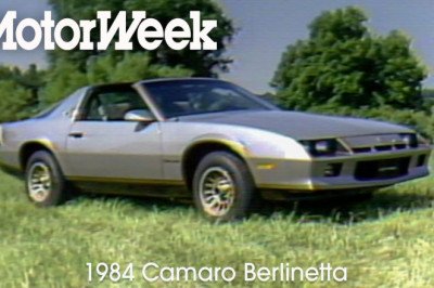 1984 Chevrolet Camaro Berlinetta Was Slow As Hell But Had Extendable Control Pods And A Swiveling Radio