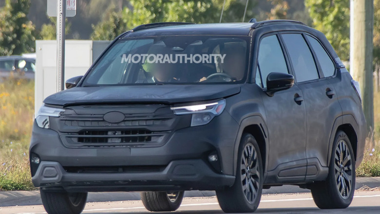 2025 Subaru Forester Hybrid spied for first time