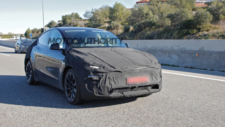 2026 Tesla Model Y Juniper refresh spied