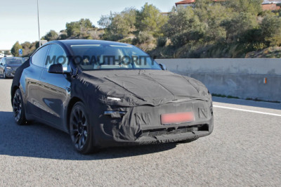 2026 Tesla Model Y Juniper refresh spied
