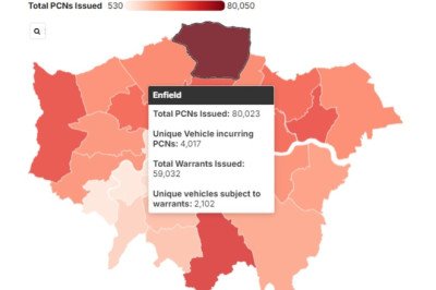 Sadiq Khan's Ulez fine hotspots: Interactive map reveals where most PCNs are issued as Londoners are fined £180m in a year for non-payment